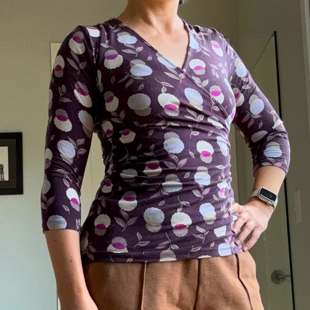 Boden Wrap Viscose Top